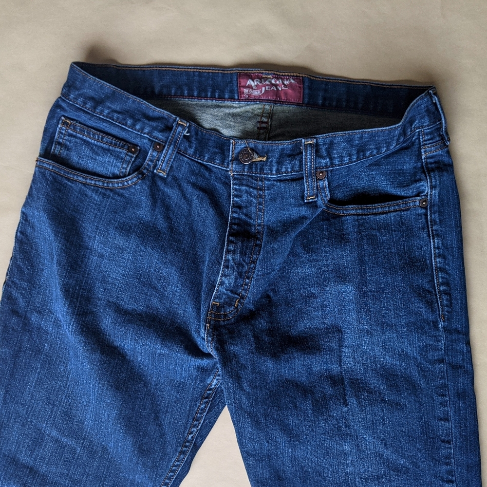 Arizona Men's Slim Straight Jeans Size: 34/32